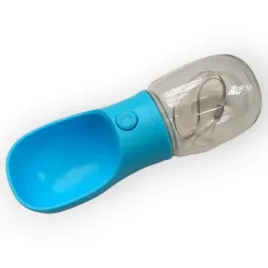 przenosna-butelka-na-wode-dla-psa-350ml-niebieska