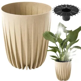 doniczka-tworzywo-sztuczne-brazowy-zolty-niktrade-25-cm-x-25-x-297-cm