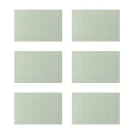 6-szt-drzwi-kuchenne-jasnozielone-60x40-cm-lakierowane