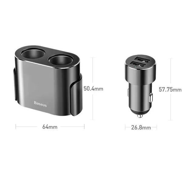 baseus-rozgaleznik-rozdzielacz-ladowarka-sam-2xusb-waga-z-opakowaniem-0-16-kg