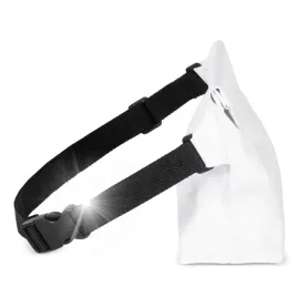 biala-wodoodporna-saszetka-nerka-pvc-na-zamek