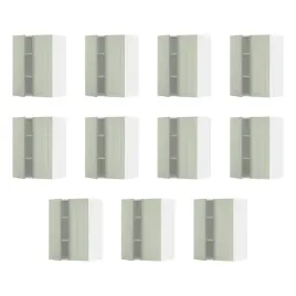 11-szt-szafka-scienna-60x80-cm-biala-jasnozielona-z-polkami