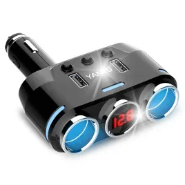 rozdzielacz-zapalniczki-typ-b-2-gniazda-2xusb-2-1a-100w-z-wyswietlaczem