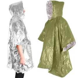 poncho-zielone-uniwersalne-poliester