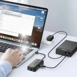 adapter-sieciowy-ethernet-hub-usb-rj45-10-100mbps-3x-usb-2-0-ugreen