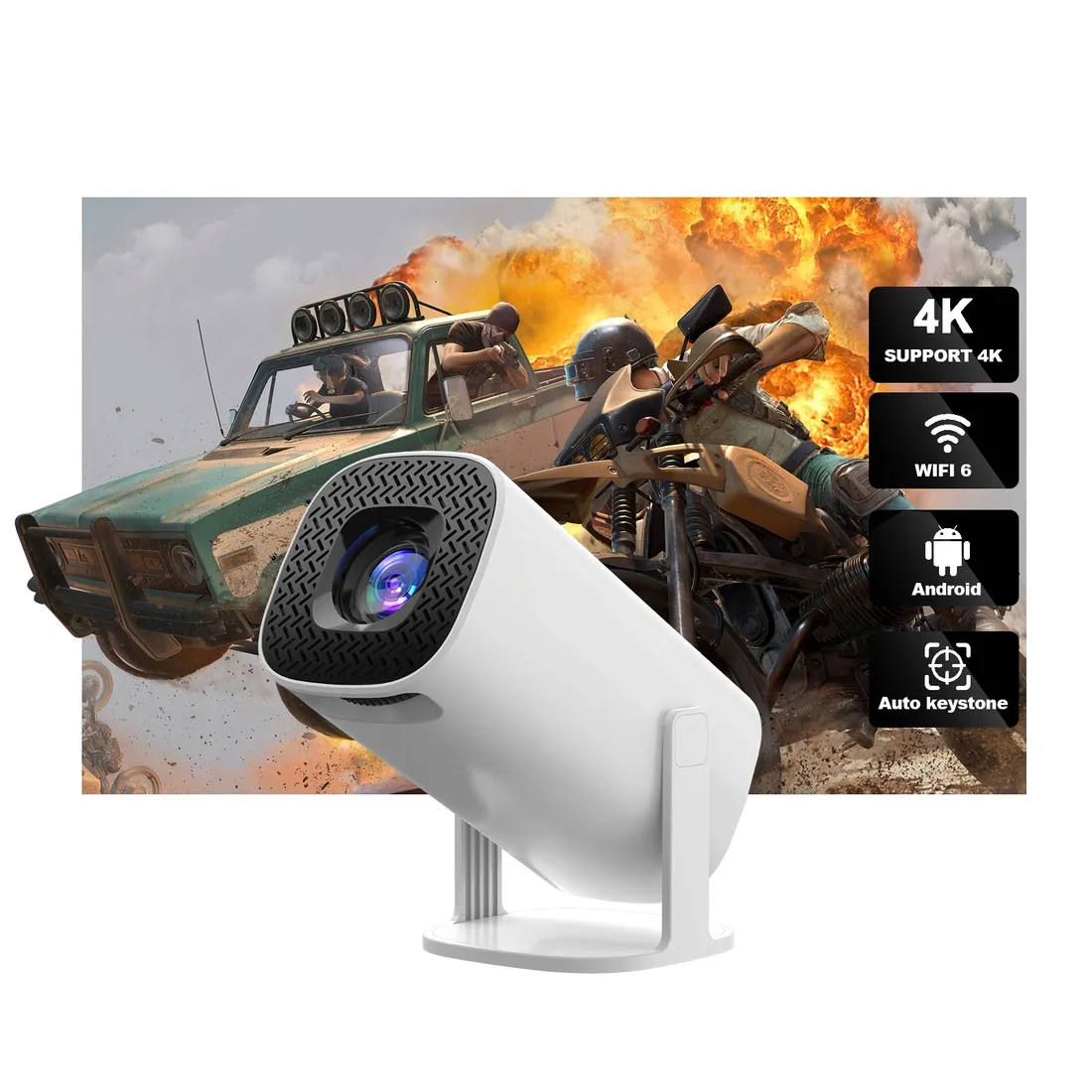 projektor-led-yd-p30-bialy
