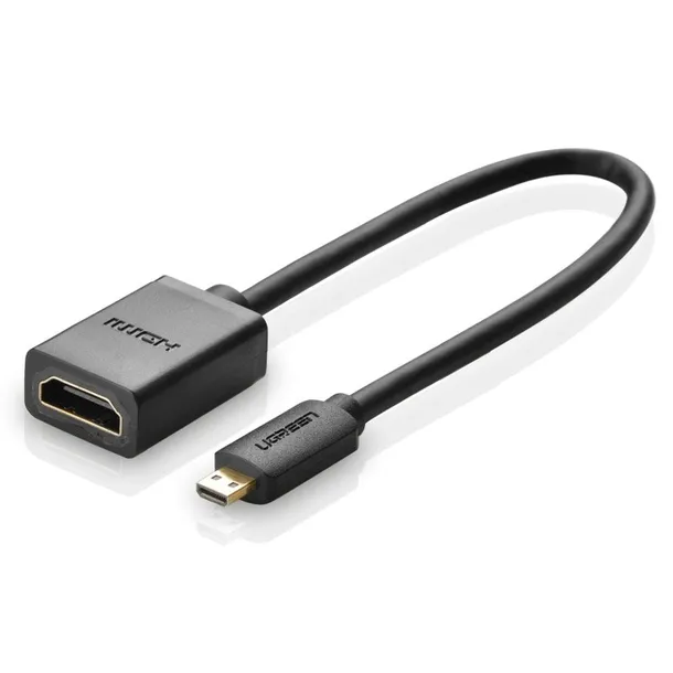 adapter-ugreen-20134-micro-hdmi-do-hdmi-20cm-czarny-waga-z-opakowaniem-0-01-kg