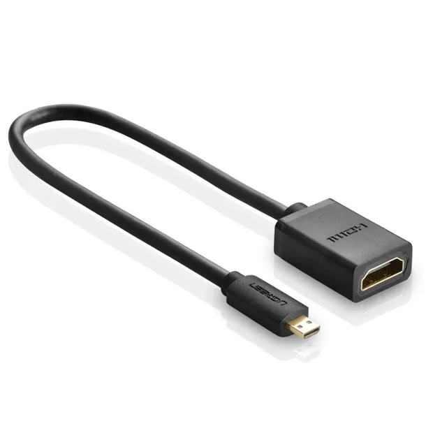 adapter-ugreen-20134-micro-hdmi-do-hdmi-20cm-czarny-dlugosc-0-2-m