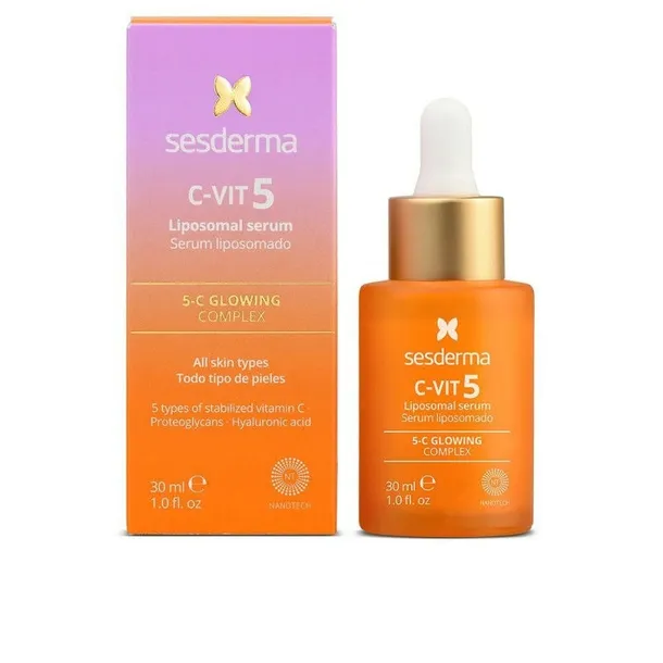 Sesderma C-VIT 5 Serum Liposomowe Do Twarzy Z Witaminą C Rozświetlające