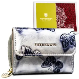 peterson-portfel-skora-naturalna-srebrny-ptn-423229-bf-7068-s-kobieta