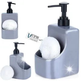 dozownik-kuchenny-plynu-do-naczyn-z-pojemnikiem-i-gabka-zmywak-400ml-568008