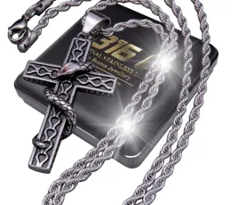 srebrny-lancuszek-krzyzyk-czarna-stal-chirurgiczna-316l-boston-jewellery