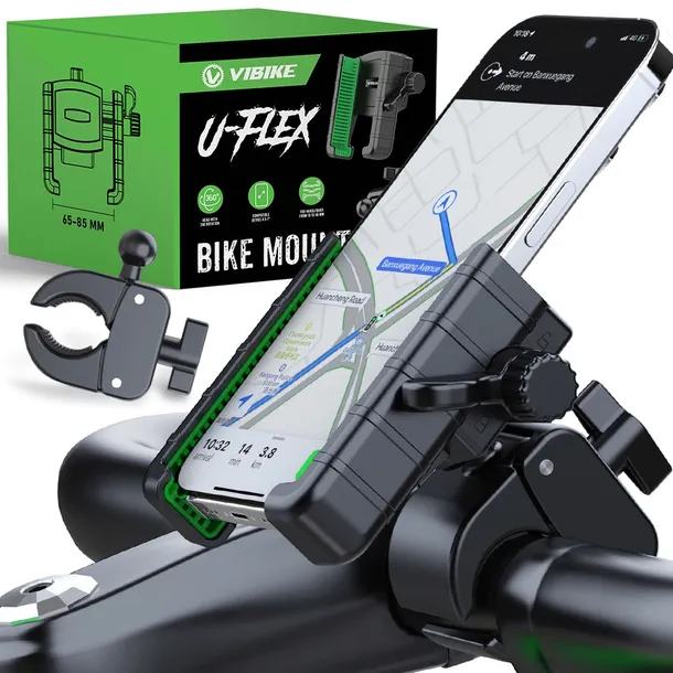 UCHWYT ROWEROWY NA TELEFON DO ROWERU MOTOCYKLOWY HULAJNOGI WÓZKA MOCNY GPS