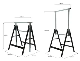 koziol-falon-tech-regulowany-79-130-cm-150-kg-2-szt