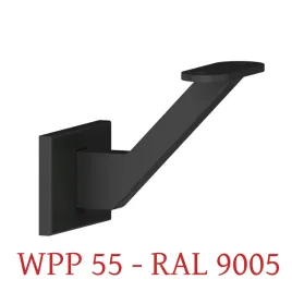 uchwyt-wspornik-poreczy-scienny-do-sciany-czarny-baza-plaska-wpp-55-ral9005