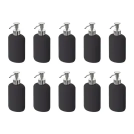 10-szt-dozownik-mydla-ciemnoszary-ekoln-elegancki-design-300-ml