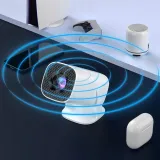 projektor-led-yd-p30-bialy-zalaczone-wyposazenie-pilot-kabel-zasilajacy