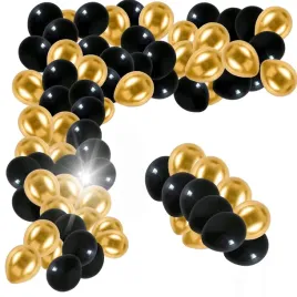 balony-czarne-zlote-metalik-chrom-urodziny-wesele-przyjecie-mocne-100szt