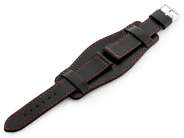 pasek-skorzany-do-zegarka-w85-podkladka-czarny-czerwony-18mm