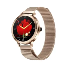 smartwatch-damski-veltori-vt340-1-zlota-bransoleta-rozowy-pasek-silikonow