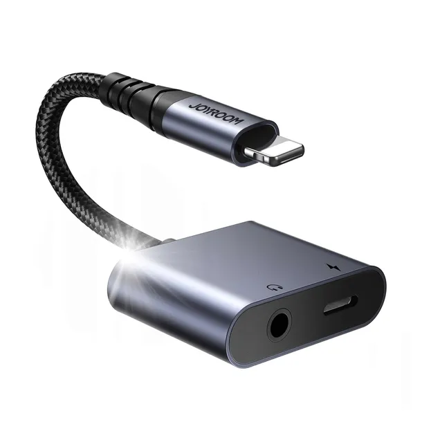 adapter-lightning-do-lightning-mini-jack-3-5-mm-do-apple-joyroom-dac-2w1