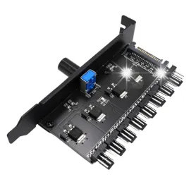 hub-do-wiatrakow-komputerowych-8x-od-3-do-4-pin-wentylatorow-pwm-1-pokretlo