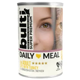 bulti-daily-meal-adult-mokra-karma-dla-kota-indyk-400g