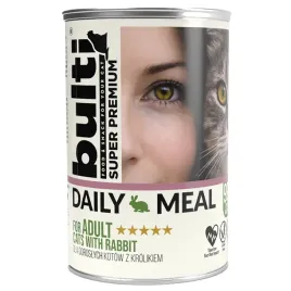 bulti-daily-meal-adult-mokra-karma-dla-kota-krolik-400g
