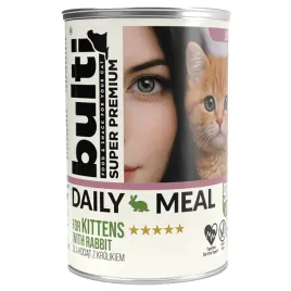bulti-daily-meal-kitten-mokra-karma-dla-kociat-krolik-400g