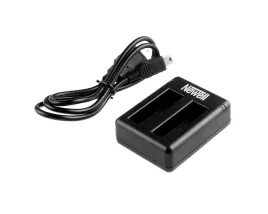 ladowarka-dual-usb-do-baterii-ahdbt-401-do-gopro-hero-4-silver-black