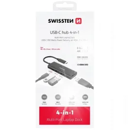hub-4w1-usb-c-100w-hdmi-4k-2x-usb-a-aluminiowa-obudowa-swissten