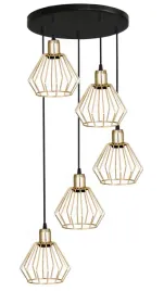 lampa-sufitowa-zyrandol-diament-zloty-markos-110k