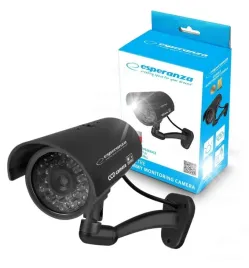 kamera-atrapa-led-monitoring-kamera-zewnetrzna-scienna-z-dioda-migajaca