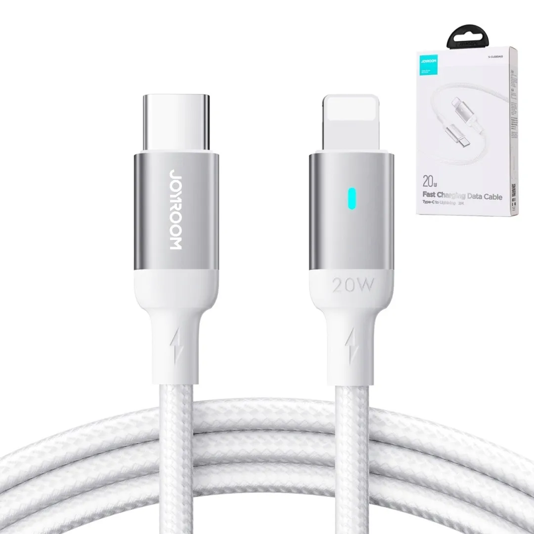 kabel-joyroom-usb-typ-c-apple-lightning-2-m-bialy