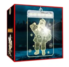 witraz-led-swiateczny-3d-na-okno-ozdoba-lampki-swiateczne-mikolaj-ozdoba