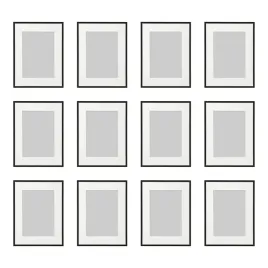 12-szt-ramka-lomviken-czarna-30x40-cm-z-passe-partout-do-zdjec