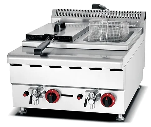 Frytownica Frytkownica Dwukomorowa 2x8L Gazowa 22 KW