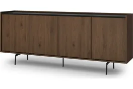 komoda-czterodrzwiowa-zenar-200-cm-w-kolorze-orzech-elegant-czarny