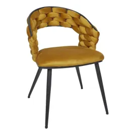 krzeslo-do-salonu-sawyer-musztardowe-zolte-plecione-boho