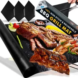 3x-mata-teflonowa-do-pieczenia-piekarnika-tacka-na-grilla-grill-bbq-zestaw