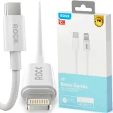 kabel-rock-usb-typ-c-apple-lightning-1-m-bialy