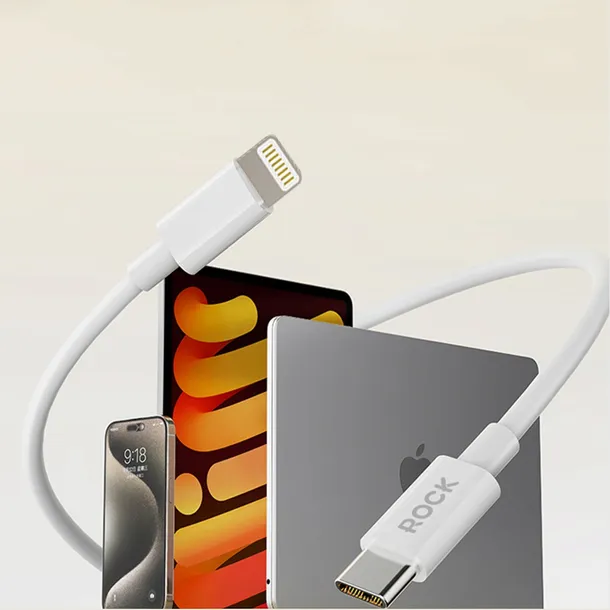 kabel-rock-usb-typ-c-apple-lightning-1-m-bialy-dlugosc-przewodu-1-m