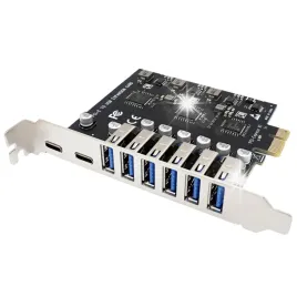 karta-adapter-do-komputera-pci-pcie-1x-na-8x-usb-6a-2c-5gbps-gen2