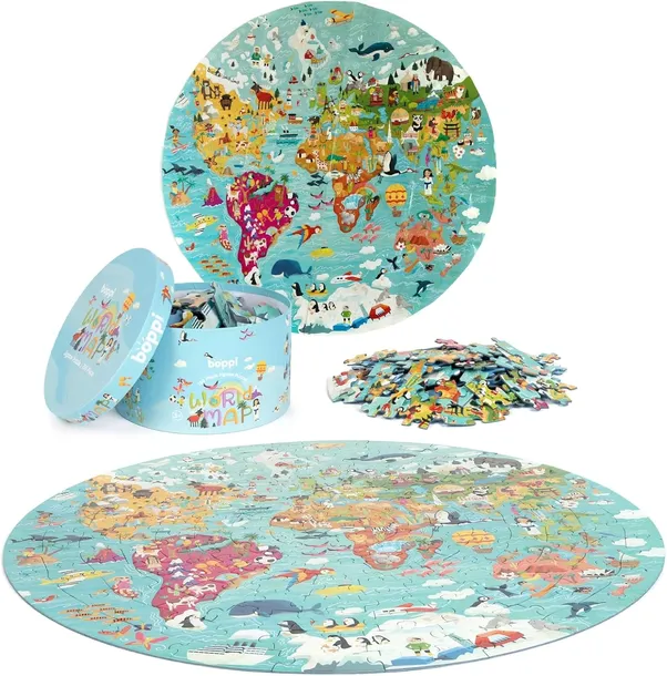puzzle-mapa-swiata-dla-dzieci-150-elementow-marka-bez-marki