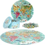 puzzle-mapa-swiata-dla-dzieci-150-elementow-marka-bez-marki