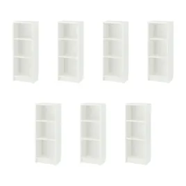 7-szt-regal-billy-bialy-40x28x106-cm-z-regulowanymi-polkami