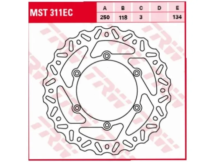 tarcze-przod-trw-mst311ec-stan-nowy
