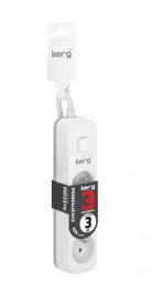 kerg-m02376-przedluzacz-z-wlacznikiem-3-gniazda-10a-2300w-kabel-3m