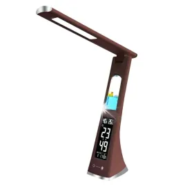 skladana-lampka-biurkowa-lampa-nocna-zegar-led-z-ekranem-brazowa-z-motywem