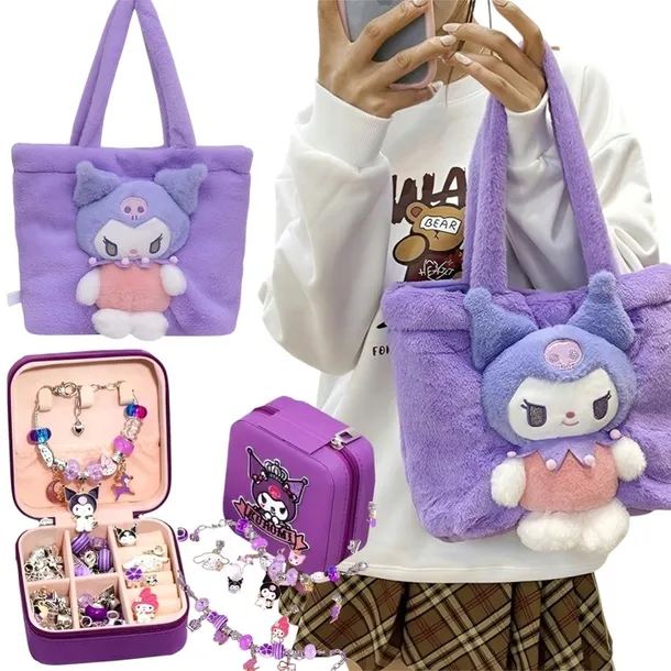 TOREBKA TOREBECZKA + ZESTAW DO ROBIENIA BRANSOLETEK BIŻUTERII KUROMI